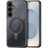 Image de Dux Ducis Aimo Mag Stand Series Hardcase Hülle (Samsung Galaxy S25+), Coque pour téléphone portable, Noir