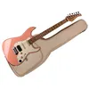 Image de Guitare électrique forme ST Mooer GTRS-P801   Flamingo Pink + housse