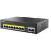 Image de Netis P110C - Commutateur - non géré - 8 x 10/100 (PoE) + 2 x 10/100 (liaison montante) - de bureau, fixation murale - PoE (120 W)