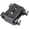 Image de SMALLRIG Base Plate Montage Plate de Trépied avec 15mm Rail Clamp Pince de Rod 1798