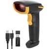 Image de Inateck Scanner de Code-Barres Bluetooth, Lecteur de Code-Barres USB sans Fil 1D, 1 Charge par Mois, Scanner avec APP et SDK