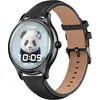 Image de Colmi Smart Watch L28 (black silicone + black leather strap) (sans carte SIM), Montre connectée