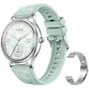 Image de Colmi Smart Watch L28 (Silver-Green + silver steel strap) (sans carte SIM), Montre connectée