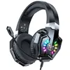 Image de Onikuma S uchawki gamingowe X32 RGB czarne (Filaire), Casque gaming, Noir