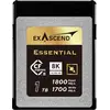 Image de Exascend CFexpress Card Type B 256GB R1800/W1500 Element Series (Nouveauté) (1000 Go, CFexpress type B), Carte mémoire, Gris, Noir