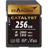 Image de Exascend Carte SDXC 256GB UHS-II V60 R280/W100 série Catalyst (Nouveauté) (256 Go, SDXC, UHS-II), Carte mémoire, Noir
