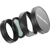 Image de Freewell Ensemble de filtres avec capuchon de lentille (Filtre gris neutre, Filtre polarisant), Filtre photo, Noir