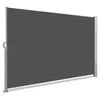 Image de Paravent retractable avec housse de protection 160x300cm gris