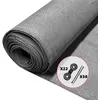 Image de Brise vue occultant en HDPE 90g/m² 1.5x10m avec attaches de fixation gris