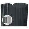 Image de Canisse PVC brise vue ultra renforce avec attaches de fixation 80x300cm gris