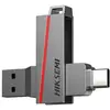 Image de Hiksemi CLE USB 64 Go Série E307C U3 Dual USB 3.2 et USB Type C Coloris Grey (64 Go, USB-A, USB-C), Clé USB, Gris