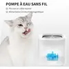 Image de Fontaine à eau pour chat - EVERSWEET - SOLO - Cybertail - Blanc blanc