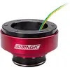 Image de Simagic Quick Release 70mm (PC), Manette : accessoires, Rouge, Noir