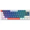 Image de Machenike K500-B61 Clavier de jeu mécanique filaire avec interrupteur bleu rétroéclairé - Bleu et blanc (DE, Filaire), Clavier, Rouge, Multicolore, Bleu, Blanc