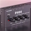 Image de Fosi Audio PH04, 4-Kanal Kopfhörer-Verstärker, Amplificateur pour casque, Noir