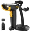 Image de Inateck 2D Douchette Code Barre avec Support Intelligent, Lecteur Code Barre sans Fil, QR Code Scanner Code Barre avec APP et SDK