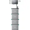 Image de Zendure SolarFlow Hub 2000 Kit Solaire Autoconsommation avec Batterie, Hub 2000 / 4*AB2000L Batteries (7 680 Wh)