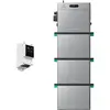 Image de Zendure SolarFlow 2400 AC+ | Stockage à Couplage AC pour Toitures PV, SolarFlow 2400 AC+ & Zendure 3CT / 3*AB3000L (11.04 kWh au total)