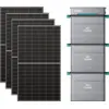 Image de Zendure SolarFlow Hyper 2000 batterie solaire plug and play, 1*Hyper 2000 / 3*AB2000L (5 760 Wh) / 4*500 W Panneaux Solaires Bifaciaux (2 600 Wp)