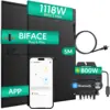 Image de Kit Solaire Plug and Play, Micro-onduleur EZ1-M / 2*430W Panneaux Solaires Bifaciaux (1 118 Wp)