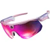 Image de BleeqUp Ranger AI Sports Glasses, Lunettes AR, Violet, Pink