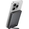 Image de Batterie externe magnétique Iniu MagPro Slim avec 2 ports USB-C et câble USB-C 10000 mAh Noir