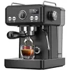 Image de Machine à café expresso semi-automatique HiBREW H10A Mousseur à lait à pression de 19 bars Température réglable Pichet de 350 ml Noir adamantin