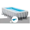 Image de Kit piscine tubulaire Intex Prism Frame rectangulaire 4,88 x 2,44 x 1,07 m + Bâche à bulles