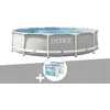 Image de Pack piscine tubulaire Intex Prism Frame ronde 3,66 x 0,76 m + 6 cartouches de filtration