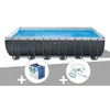 Image de Pack piscine tubulaire Intex Ultra XTR Frame rectangulaire 7,32 x 3,66 x 1,32 m + Bâche à bulles + Kit d'entretien