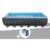 Image de Pack piscine tubulaire Intex Ultra XTR Frame rectangulaire 7,32 x 3,66 x 1,32 m + Bâche à bulles