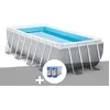 Image de Kit piscine tubulaire Intex Prism Frame rectangulaire 4,88 x 2,44 x 1,07 m + 6 cartouches de filtration