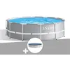 Image de Kit piscine tubulaire Intex Prism Frame ronde 3,66 x 1,22 m + Bâche de protection
