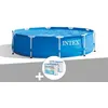 Image de Pack piscine tubulaire Intex Metal Frame ronde 3,05 x 0,76 m + 6 cartouches de filtration