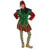 Image de Costume Elf Vert et Bordeaux Qualité professionnelle - Adulte - L/XL Stamco