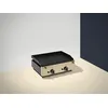 Image de Plancha Gaz Inox 2 brûleurs Plaque Lisse 14 mm 600 x 455 mm By Pinha