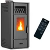 Image de Poêle à granulés air Anita 11,6 kW Noir Sannover