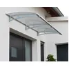 Image de Marquise transparente 91,5x205,5cm argent Palram 701125