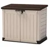 Image de Coffre en résine multifonctions toit plat - 1200l - beige Keter 12-922655