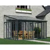 Image de Pergola fermée 15.6m² gris anthracite Palram 703991