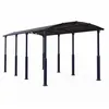 Image de palram - carport 30.8m² gris anthracite - 705915