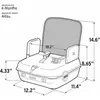 Image de Benbat, Chaise haute, Yummigo (Chaise haute Rehausseur)