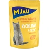 Image de 12x85g Mjau Cat Pouch poulet en gelée nourriture pour chats humide