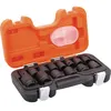Image de Jeu Douilles à Chocs 6 Pans 1/2 Métriques 14 Pièces