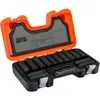 Image de Bahco, Clé à douille + douilles, IMPACT DEEP SOCKET SET 1/2 14 pcs (10 mm, 11 mm, 12 mm, 13 mm, 14 mm, 15 mm, 16 mm, 17 mm, 18 mm, 19 mm, 21 mm, 22 mm, 24 mm, 27 mm)