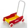 Image de Brio Chariot de marche Rouge et Jaune (avec frein)