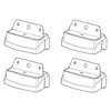 Image de 4 Pattes De Fixation Thule 3057