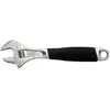 Image de Bahco, Clé à molette, Clé à molette ERGO de 20 mm avec écrou central et poignée en caoutchouc, chromée, 158 mm (20 mm)