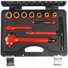 Image de Bahco, Clé à douille + douilles, Kit Outils Isoles 11 Pieces (11 mm)