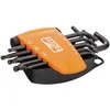 Image de Jeu Clés Mâles Torx Sphérique Phosphatées T9-t40 8 Pièces